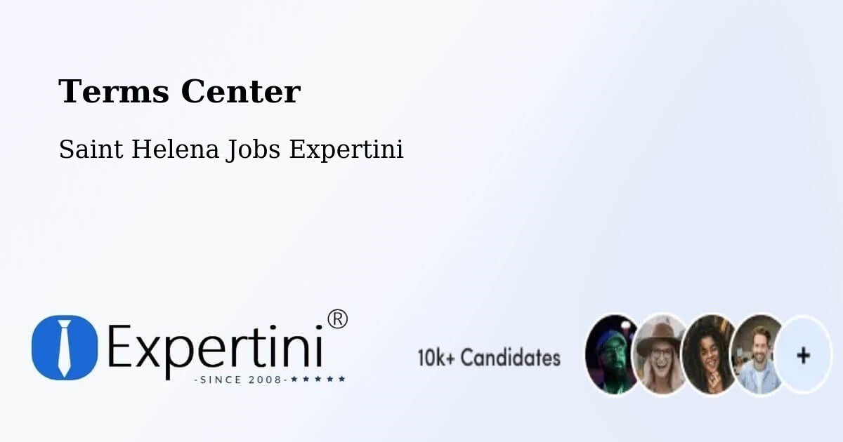 Terms of Service – Hutts Gate - Saint Helena Jobs Expertini